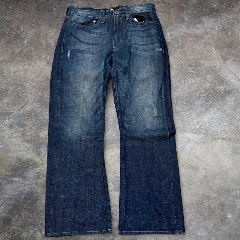 Vintage Guess Cliff Blue Bootcut Jeans Men's Size 36x32 Western Denim Y2K VTG